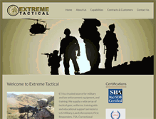 Tablet Screenshot of extremetactical.net